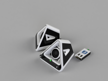 A 3D Speaker Model taking the shape of a triangle Design Triad Speakers