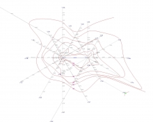 Preparing a contour layout sheet on AutoCAD
