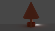 A low poly well