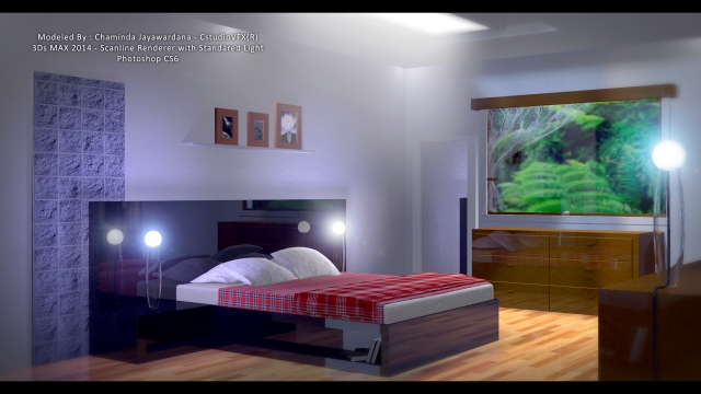 Bedroom design Bedroom design with 3ds max